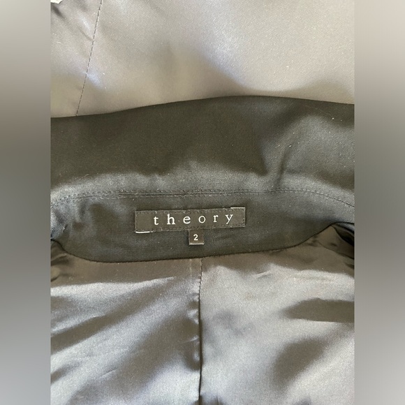 **THEORY** Jet Black Suit Jacket in Impeccable Condition! - Picture 5 of 5